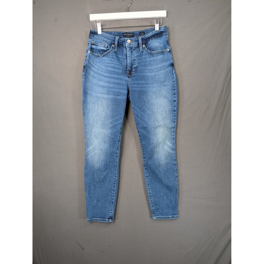 Lucky Brand Ava Mid Rise Skinny Ankle Jeans Blue Womens Size 30